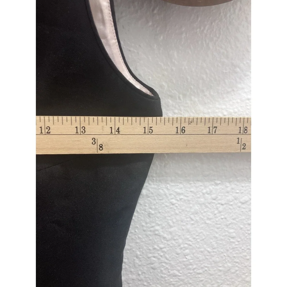 Kate Spade SILK Little Black Dress Size 2 A-Line Round Neck Sleeveless Luxury NY